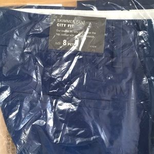 Jcrew Skimmer pant in city fit-blue